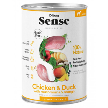 Dibaq Sense Lata Pollo y Pato Grain Free 380g