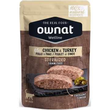 Ownat Wetline Pollo y Pavo 85 g