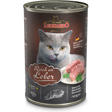 Lata Leonardo 400 g Hígado