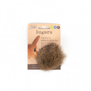 Gloria Rogers Ratón con rabito de cuero Para Gatos 12 cm