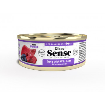 Dibaq Sense CAT Lata Grain Free atún con jabalí 70 gr