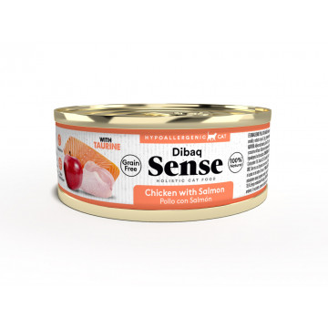 Dibaq Sense CAT Lata Grain Free pollo y salmón