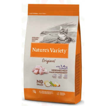 Nature's Variety Cat Original Sterilized Turkey 7kg