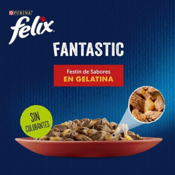 Felix Fantastic sobres en Gelatina Festín de Carnes