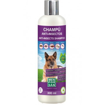 Menforsan Champu Anti-Insectos Margosa, Geraniol, Lavandino 300ml